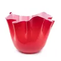 Venini handkerchief ceramic vase - Red