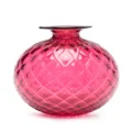 Venini Monofiore quilted glass vase - Pink