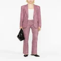 Stella McCartney mélange-effect wool trousers - Pink