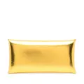 Jil Sander metallic leather coin purse - Gold