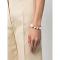 Jil Sander pearl-pendant chain bracelet - Gold