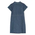 Levi's Kids short-sleeve buttoned denim dress - Blue