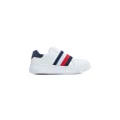 Tommy Hilfiger elastic-band leather sneakers - White