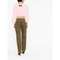 Dsquared2 faux-fur cropped jacket - Pink