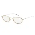 Oliver Peoples TK-9 round-frame glasses - Gold