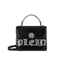 Philipp Plein Gothic Plein large leather bag - Black