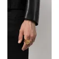 Philipp Plein 3D skull-applique ring - Gold