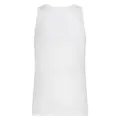 Dolce & Gabbana logo-patch tank top - White