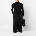 Balmain high-neck merino-wool sweater - Black