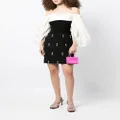 Oscar de la Renta crystal-embellished mini skirt - Black
