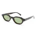 Retrosuperfuture Vostro oval-frame sunglasses - Brown