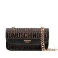 Moschino monogram-print crossbody bag - Brown