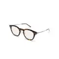 Oliver Peoples Len tortoiseshell-effect glasses - Brown