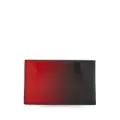 Ferragamo gradient-effect logo-patch wallet - Red