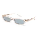 Oliver Peoples Davri rectangle-frame sunglasses - Neutrals