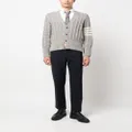 Thom Browne 4-Bar stripe cardigan - Grey