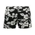 TOM FORD floral-print swim shorts - Black