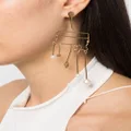 Aurelie Bidermann Sirocco freshwater pearl-embellished earrings - Gold
