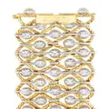 Buccellati 18kt yellow and white gold pearl bracelet