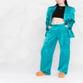 TOM FORD high-waisted cargo pants - Blue