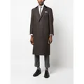 Thom Browne elongated single-breasted button coat