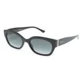Jimmy Choo Eyewear Leela square-frame sunglasses - Black