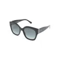Jimmy Choo Eyewear Leela square-frame sunglasses - Black