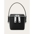 Ferragamo Micro leather mini bag - Black