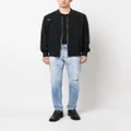 Dsquared2 logo-patch tapered-leg jeans - Blue
