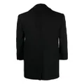 Moschino stud-detail long-sleeve coat - Black