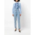MOSCHINO JEANS high-rise slim-cut jeans - Blue