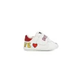Dolce & Gabbana Kids First Love touch-strap sneakers - White
