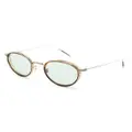 Oliver Peoples TK-8 round-frame sunglasses - Brown