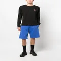 Kenzo logo-embroidered track shorts - Blue