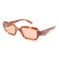 Prada Eyewear tortoiseshell oversized-frame tinted sunglasses - Brown