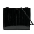 Jil Sander medium Tangle leather bag - Black