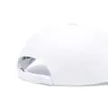 Moncler logo-patch cotton baseball cap - White