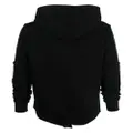 Rick Owens X Champion logo-embroidery cotton hoodie - Black