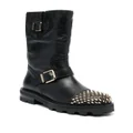 Jimmy Choo Biker II stud-embellished boots - Black