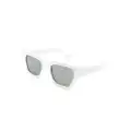 Retrosuperfuture rectangle-frame tinted sunglasses - White