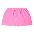 Balenciaga logo-print mini shorts - Pink