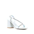 Stuart Weitzman crystal-embellishment open-toe sandals - Blue