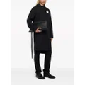 Jil Sander asymmetric-hem cotton coat - Black