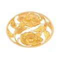 Swarovski 2001 crystal-embellished floral brooch - Gold