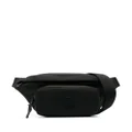 Moncler Durance rubberised-logo belt bag - Black
