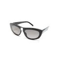 Givenchy Eyewear logo-plaque cat-eye sunglasses - Black