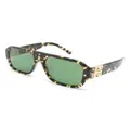 Givenchy Eyewear tortoiseshell navigator-frame sunglasses - Brown