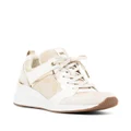 Michael Kors Georgie monogram-pattern sneakers - White