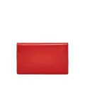 Ferragamo Gancini flip-lock leather wallet - Red