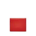 Ferragamo Gancini flip-lock leather wallet - Red